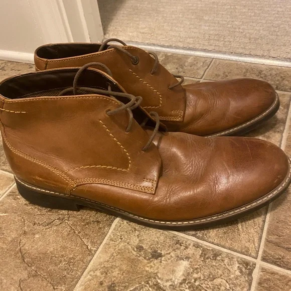 Shoes | Mens Leather Dress Boots Size 12 | Poshmark display picture 1